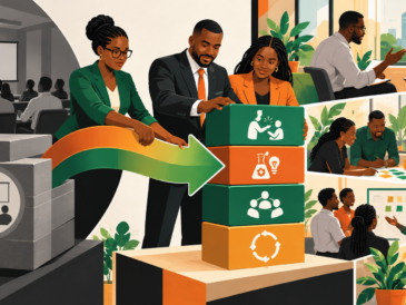 Des responsables RH africains réorientant un budget de formation vers le coaching et les pratiques de terrain