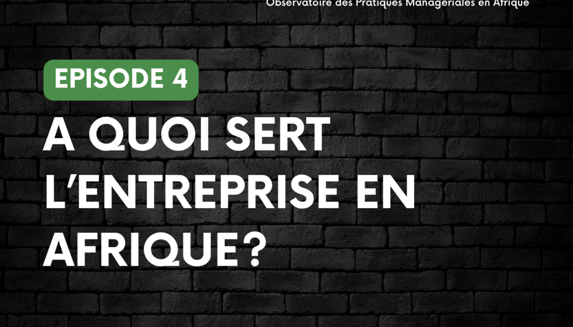 Couverture du podcast OPMA : à quoi sert l’entreprise en Afrique ?