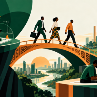 Des managers africains reliant la stratégie à l’exécution dans leur organisation