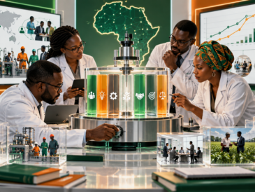 Des chercheurs africains calibrant un dispositif scientifique de mesure de la maturité managériale