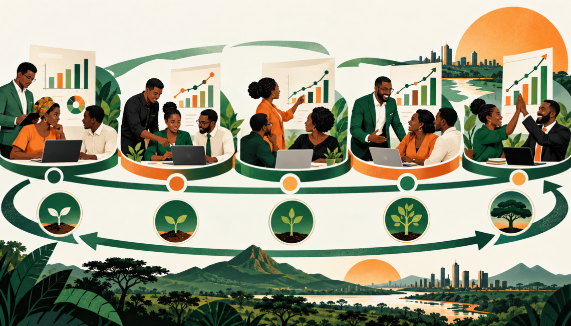 Évolution annuelle des pratiques managériales observée au sein d’organisations africaines